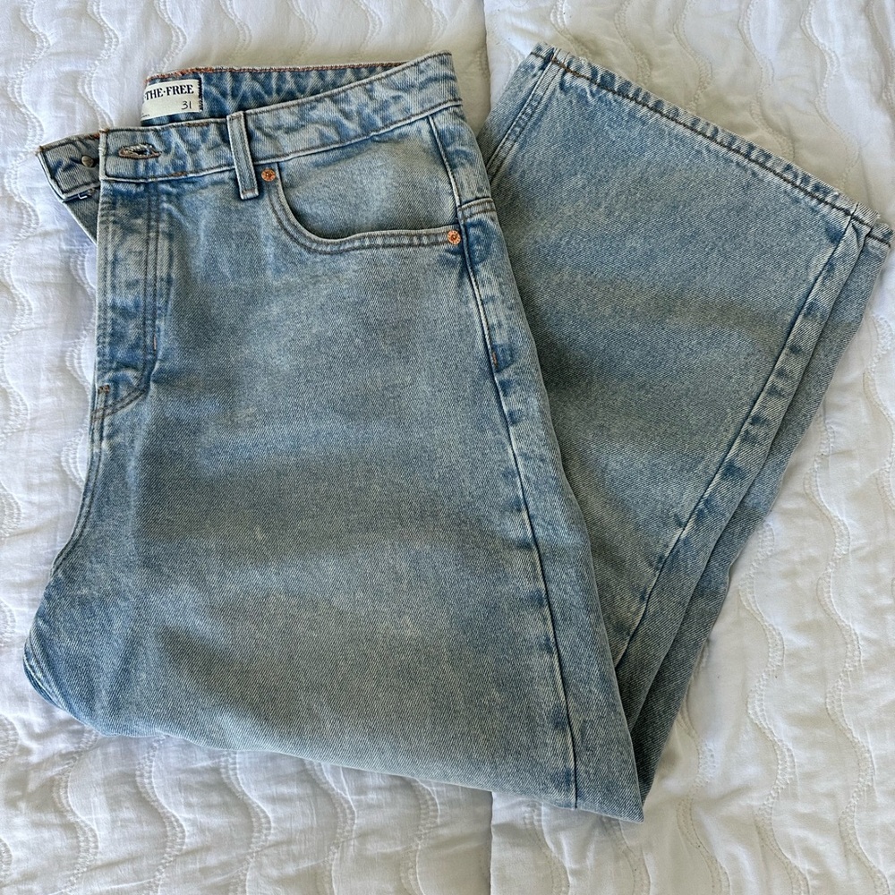 We The Free Wide Leg Jeans, Size 31 - Picture 5 of 5